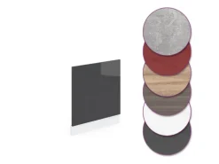 Vicco Frontblende R-Line Anthrazit Hochglanz/Weiß 60 cm ohne Arbeitsplatte