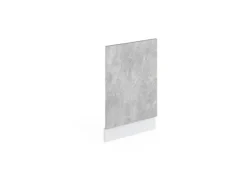 Vicco Frontblende R-Line Geschirrspüler Fronttür Beton/Weiß 45 cm ohne Arbeitsplatte