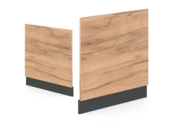 Vicco Frontblende R-Line Goldkraft Eiche/Anthrazit 60 cm ohne Arbeitsplatte