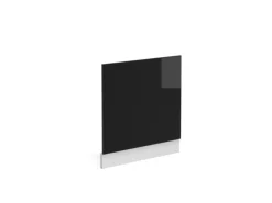 Vicco Frontblende R-Line Schwarz Hochglanz/Weiß 60 cm ohne Arbeitsplatte