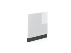 Vicco Frontblende R-Line Weiß Hochglanz/Anthrazit 60 cm ohne Arbeitsplatte