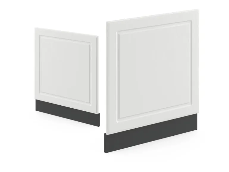 Vicco Frontblende R-Line Weiß Landhaus/Anthrazit 60 cm ohne Arbeitsplatte