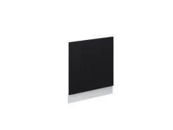 Vicco Geschirrspülblende Fame-Line Schwarz Gestreift 60 cm ohne Arbeitsplatte
