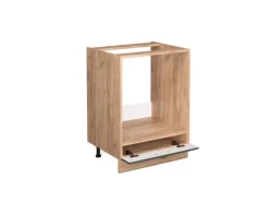 Vicco Herdumbauschrank Fame-Line Grün-Gold Landhaus/Goldkraft Eiche 60 cm ohne Arbeitsplatte