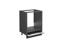 Vicco Herdumbauschrank Fame-Line Grün-Gold Landhaus/Anthrazit 60 cm AP Anthrazit