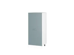 Vicco Herdumbauschrank R-Line Küchenkommode Blau-Grau/Weiß 60 cm