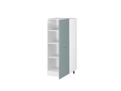 Vicco Herdumbauschrank R-Line Küchenkommode Blau-Grau/Weiß 60 cm