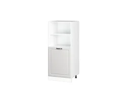 Vicco Herdumbauschrank R-Line Herdschrank Weiß Landhaus/Weiß 60 cm