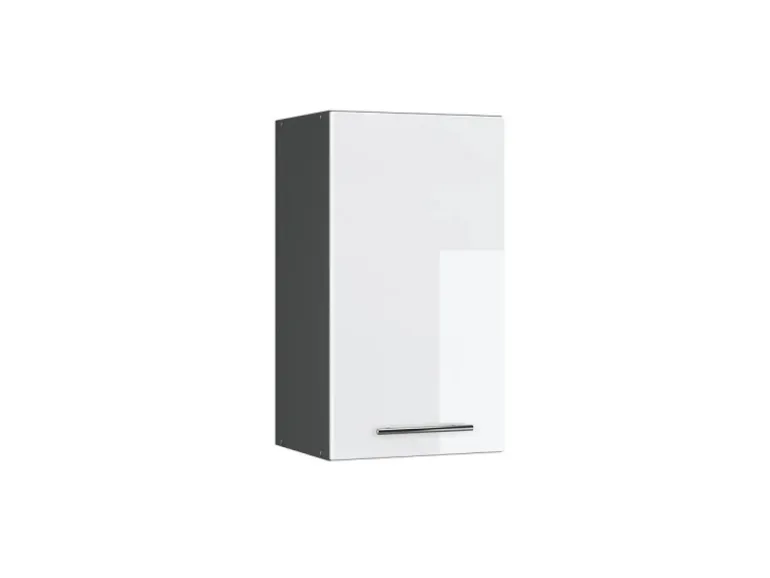 Vicco Hängeschrank Fame-Line Hängender Küchenschrank Weiß Hochglanz/Anthrazit 40 cm