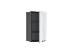 Vicco Hängeschrank Fame-Line Hängender Küchenschrank Weiß Landhaus/Anthrazit 40 cm