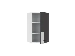 Vicco Hängeschrank Fame-Line Hängender Küchenschrank Anthrazit Hochglanz/Weiß 45 cm