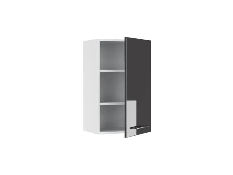 Vicco Hängeschrank Fame-Line Hängender Küchenschrank Anthrazit Hochglanz/Weiß 45 cm