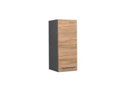 Vicco Hängeschrank Fame-Line Hängender Küchenschrank Goldkraft Eiche/Anthrazit 30 cm
