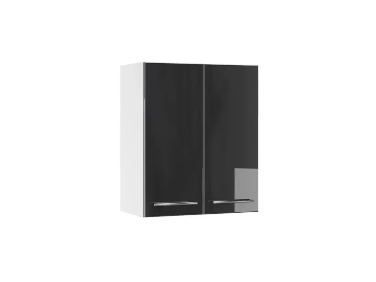 Vicco Hängeschrank Fame-Line Hängender Küchenschrank Anthrazit Hochglanz/Weiß 60 cm
