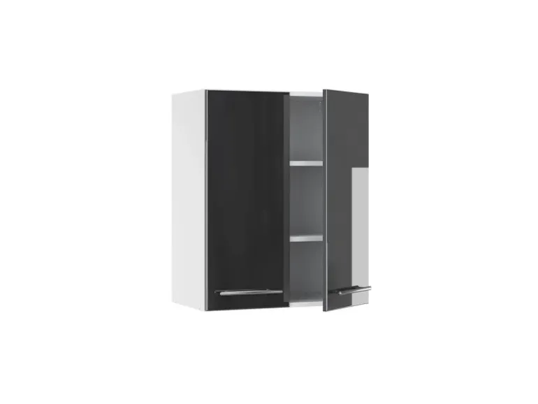 Vicco Hängeschrank Fame-Line Hängender Küchenschrank Anthrazit Hochglanz/Weiß 60 cm
