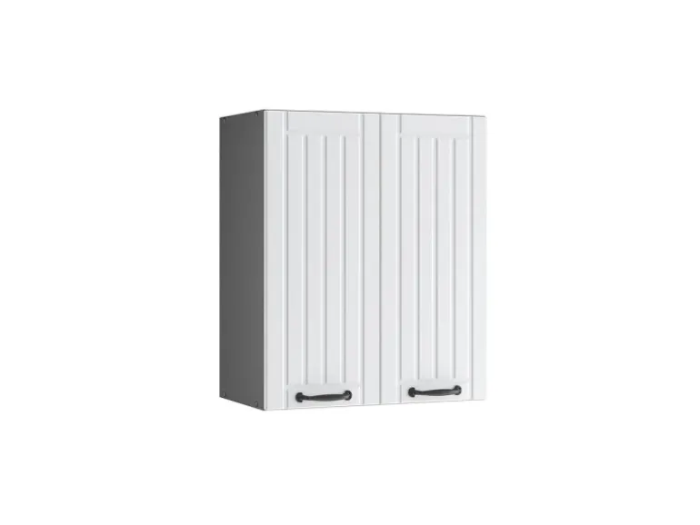 Vicco Hängeschrank Fame-Line Hängender Küchenschrank Weiß Landhaus/Anthrazit 60 cm