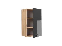 Vicco Hängeschrank Fame-Line Anthrazit Hochglanz/Goldkraft Eiche 45 cm