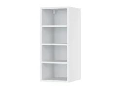 Vicco Hängeschrank Fame-Line Offener Küchenschrank Weiß/Weiß 30 cm