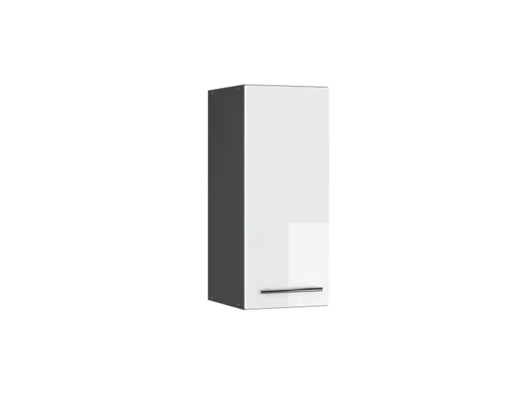 Vicco Hängeschrank Fame-Line Hängender Küchenschrank Weiß Hochglanz/Anthrazit 30 cm