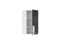 Vicco Hängeschrank Fame-Line Hängender Küchenschrank Anthrazit Hochglanz/Weiß 40 cm