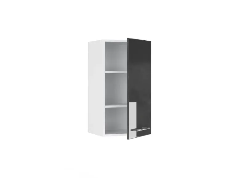 Vicco Hängeschrank Fame-Line Hängender Küchenschrank Anthrazit Hochglanz/Weiß 40 cm