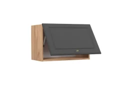 Vicco Hängeschrank Fame-Line Anthrazit-Gold/Goldkraft Eiche 60 cm Flach