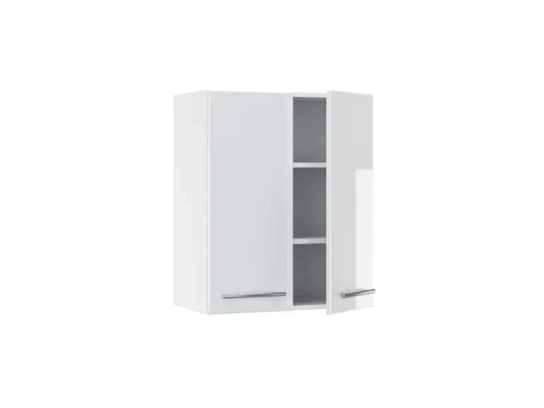 Vicco Hängeschrank Fame-Line Hängender Küchenschrank Weiß Hochglanz/Weiß 60 cm