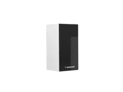 Vicco Hängeschrank R-Line Hängender Küchenschrank Schwarz Hochglanz/Weiß 30 cm