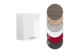 Vicco Hängeschrank R-Line Hängender Küchenschrank Weiß Hochglanz/Weiß 45 cm