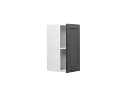 Vicco Hängeschrank R-Line Hängender Küchenschrank Anthrazit Landhaus/Weiß 30 cm