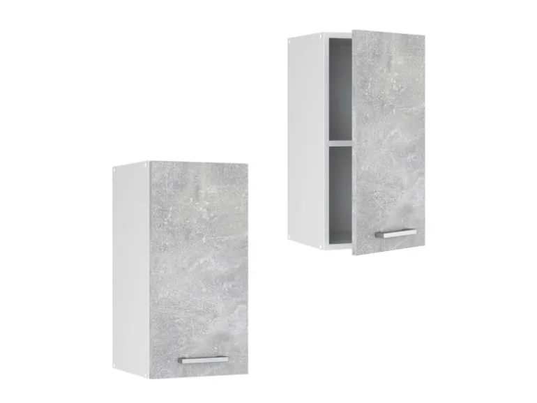 Vicco Hängeschrank R-Line Hängender Küchenschrank Beton/Weiß 40 cm