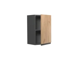 Vicco Hängeschrank R-Line Hängender Küchenschrank Goldkraft Eiche/Anthrazit 40 cm J-Shape