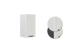 Vicco Hängeschrank R-Line Hängender Küchenschrank Weiß Landhaus/Weiß 30 cm