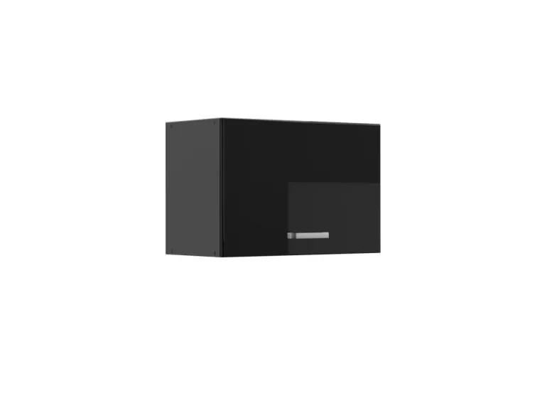 Vicco Hängeschrank R-Line Hängender Küchenschrank Schwarz Hochglanz/Anthrazit 60 cm Flach