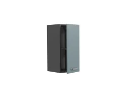 Vicco Hängeschrank R-Line Hängender Küchenschrank Blau-Grau/Anthrazit 30 cm