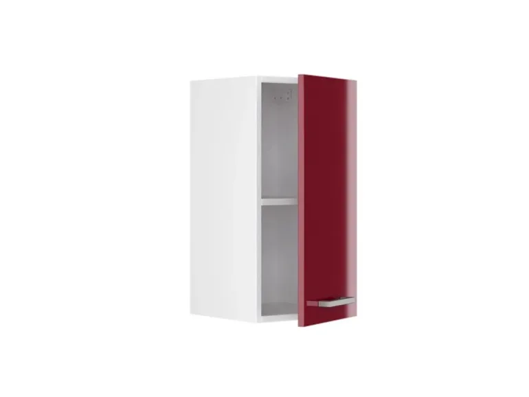 Vicco Hängeschrank R-Line Hängender Küchenschrank Bordeaux Hochglanz/Weiß 30 cm