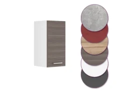 Vicco Hängeschrank R-Line Hängender Küchenschrank Grau/Weiß 30 cm