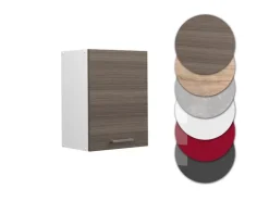 Vicco Hängeschrank R-Line Hängender Küchenschrank Grau/Weiß 45 cm
