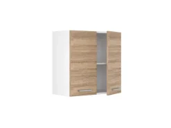 Vicco Hängeschrank R-Line Hängender Küchenschrank Sonoma/Weiß 60 cm