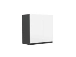 Vicco Hängeschrank R-Line Hängender Küchenschrank Weiß/Anthrazit 60 cm J-Shape