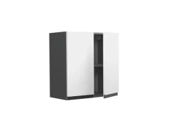 Vicco Hängeschrank R-Line Hängender Küchenschrank Weiß/Anthrazit 60 cm J-Shape