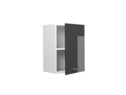 Vicco Hängeschrank R-Line Hängender Küchenschrank Anthrazit Hochglanz/Weiß 45 cm