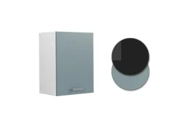 Vicco Hängeschrank R-Line Hängender Küchenschrank Blau-Grau/Weiß 45 cm