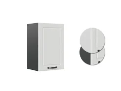 Vicco Hängeschrank R-Line Hängender Küchenschrank Weiß Landhaus/Anthrazit 40 cm