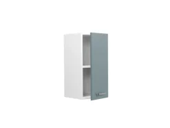 Vicco Hängeschrank R-Line Hängender Küchenschrank Blau-Grau/Weiß 30 cm
