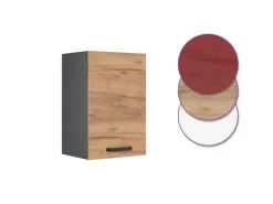 Vicco Hängeschrank R-Line Hängender Küchenschrank Goldkraft Eiche/Anthrazit 40 cm