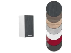 Vicco Hängeschrank R-Line Hängender Küchenschrank Schwarz Beton/Weiß 30 cm