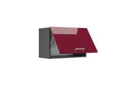 Vicco Hängeschrank R-Line Hängender Küchenschrank Bordeaux Hochglanz/Anthrazit 60 cm Flach