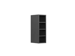 Vicco Hängeschrank R-Line Offener Küchenschrank Anthrazit/Anthrazit 20 cm