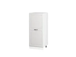 Vicco Hochschrank R-Line Küchenkommode Weiß Landhaus/Weiß 60 cm